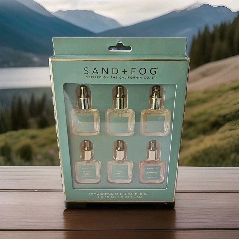 Sand And Fog Fragrance Oils Dropper Set Fragrance Oils 6x 10ml/0.33 Fl oz